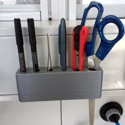 Magnetic holder for pens, scissors, tweezers, etc. / magnetischer Halter für Stifte, Scheren, Pinzetten, etc.