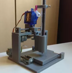 Mini CNC Drawbot from CD/DVD drive parts