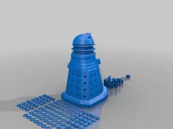 Motorized RC Dalek Model