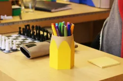 Multi-Color Pencil Cup