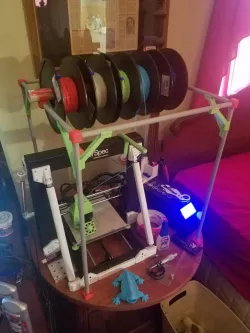 Multiple Spool Holding Frame