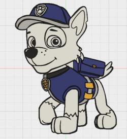 STL file Patrol Punch (Paw Patrol) 👊・Model to download and 3D