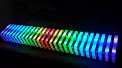 Perspex Clear Acrylic WS2812 LED Audio Interactive Light Bar