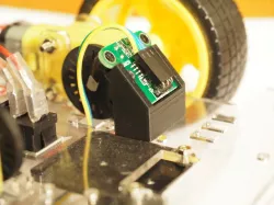 Photoelectric speed measuring sensor mounting bracket