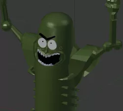 Pickle Rick! (Rat armor/face included) V2.0