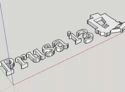 Prusa i3 Logo lettering