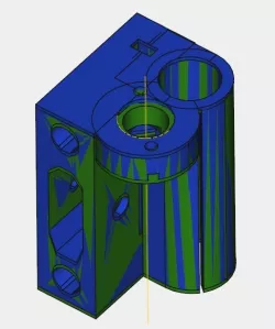 Prusa MK2 clone x-end for TR8 lead screw