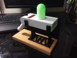 Rick and Morty portal gun stand brackets