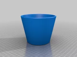 Simple 12cm flower pot