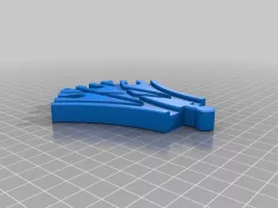 Smuk3D's Train Track cut in half