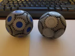 Spherical gears - Fidget