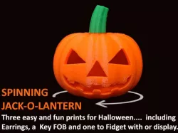 Spinning Jack-o-Lantern