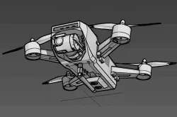 Sprank Drone (race drone with cam gimbal)