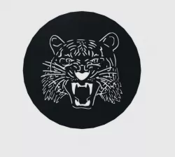 Tiger - Coffee - Stencil 