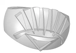 White Lantern Ring