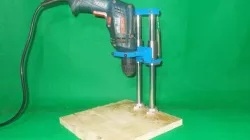 010-Homemade Precision Press Drills DIY Drilling Rotary Wood Hand Tools Stand Cheap Drill Base 