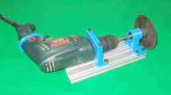 067-Homemade Mini Saw Table Drill DIY Circular Drills Motor Chuck Spindle Rotary Hand Tools Woodworking 