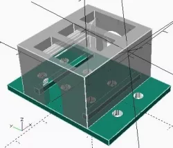 130 Motor Case - Openscad