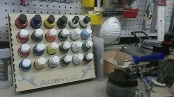 6 x 4 Airbrush Paint Rack