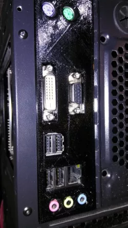 A58M-E Motherboard Backplate