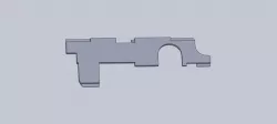 Airsoft AEG M4 Updated Selector Plate (Fixes G&P)