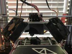 Anet A8 Double 80mm Fan Bracket
