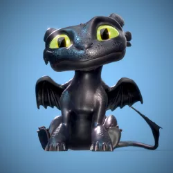 Baby toothless