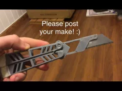 Balisong prop box cutter flipper