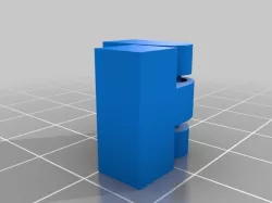 Basic Hinge and Snap Lock fitting for doors / boxes / toys etc.
