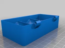box with hinged lid - printable