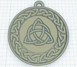 Celtic Knot Pendant or Keychain