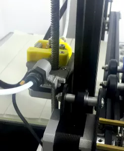 CR10 Filament guide with reinforced rib