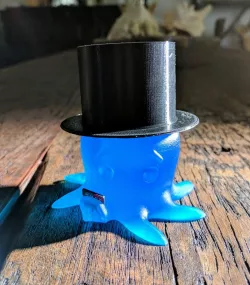 Cute SDCard Holder or Cute Octopus Top Hat