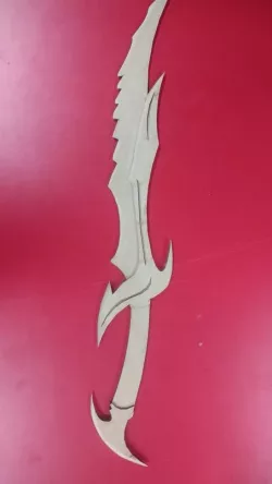 Daedric Sword MDF 1:1 Scale