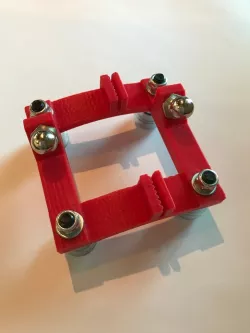Delta 2040 Carriage for Duet Smart Effector (MagBall Spacing 55mm)