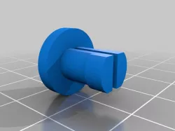 Disk file case peg