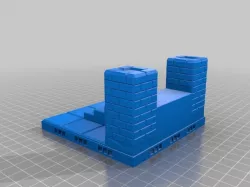 DnD Castel Ravenloft - Start Tile Stairs OpenLock