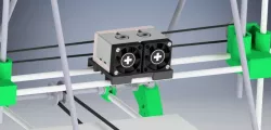 Dual extruder compatible with Prusa i2 and Prusa i3