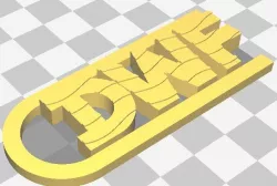 DWF DoorWaterFit Keychain