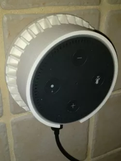 Echo Dot Wall mounted Holder, with Speaker Grill