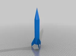 Estes engines compatible model rocket