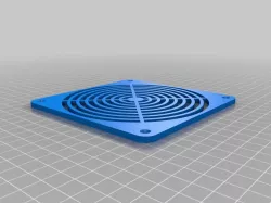 fan grill 120 8 rings solid ring