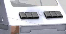 Fiat 126 Engine Grille Spoilers - Covers