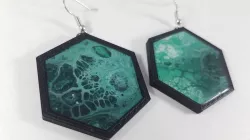 Fillable Hexagon Shape for jewelry