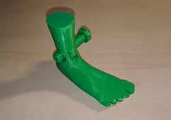 Foot with Ankle Bolt (gag gift)