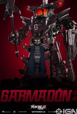 giant lego Garmadon