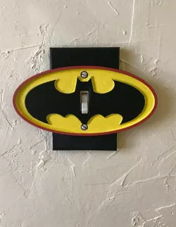 Halloween & Batman light switch covers