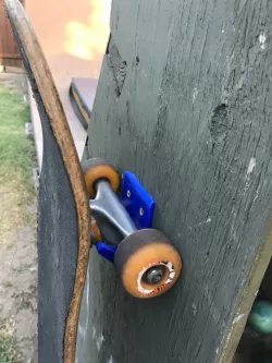 Happy skateboard wall hook