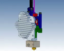 Hiding a Nimble V1 behind an E3D Aero hot-end