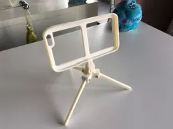 iPhone 6S Plus GoPro-compatible case and compact tripod